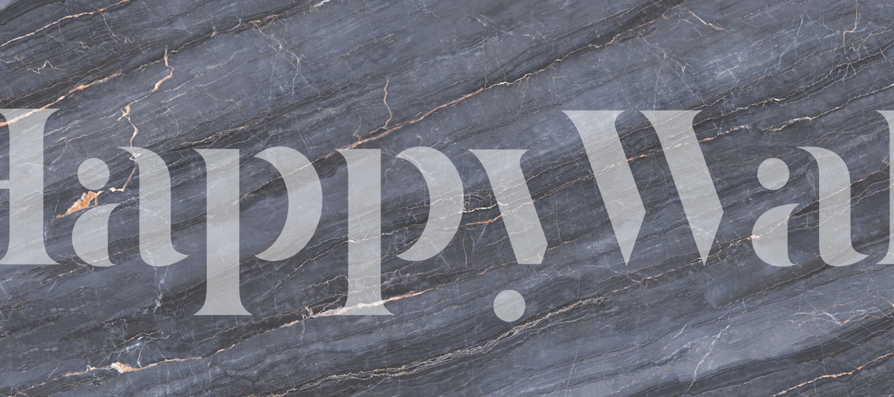 Modrá natural stone tapeta v pokoji