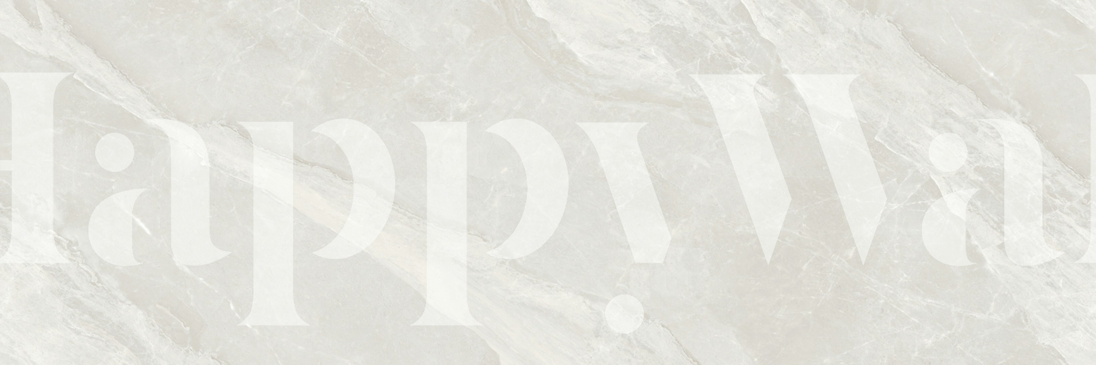 Silver Travertine Marble wallpaper in a room