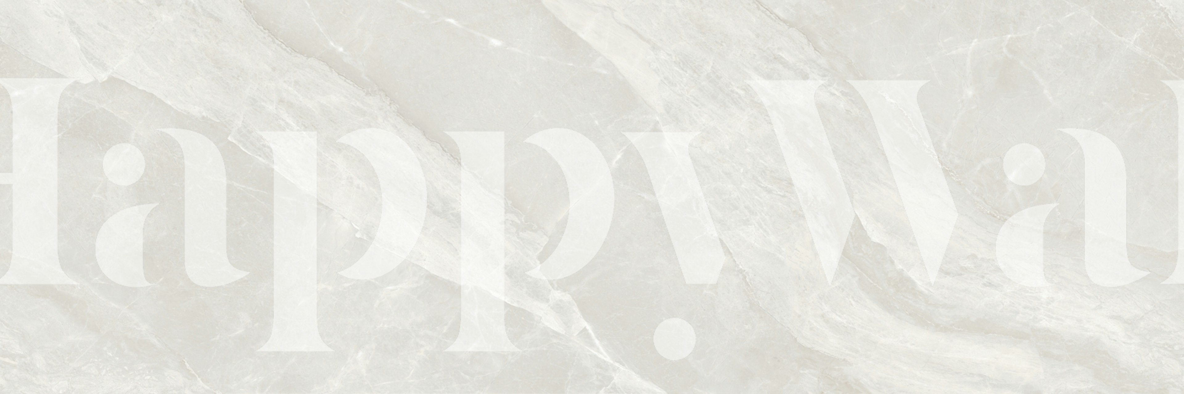 Silver Armani Marble wallpaper displayed in a room