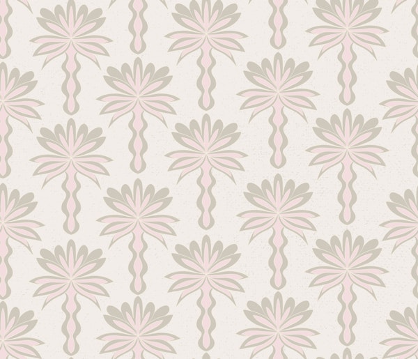 Modern Palm Trees In neutral Beige