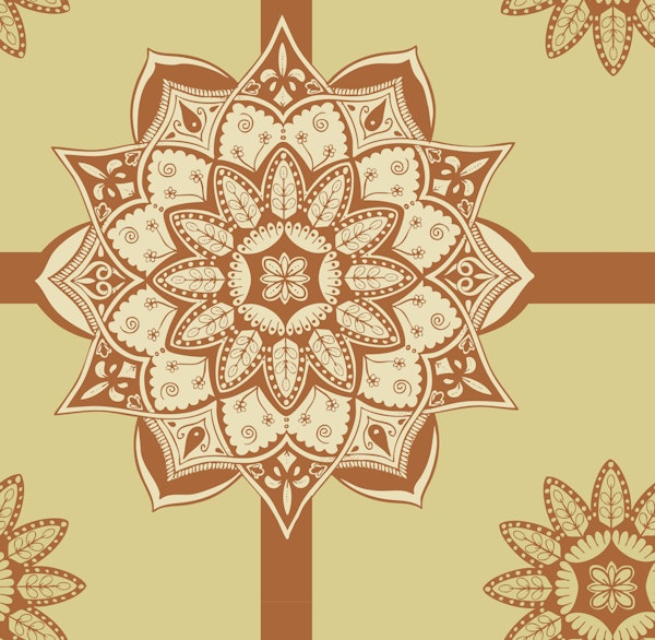 Elegant Earthy Medallion