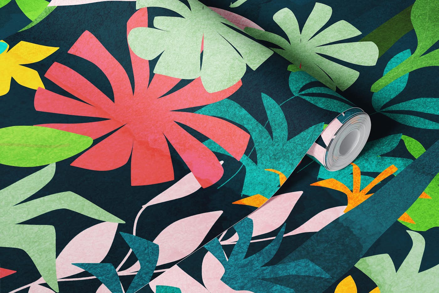 The Midnight Jungle wallpaper roll