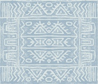 Mudcloth Azure tapet