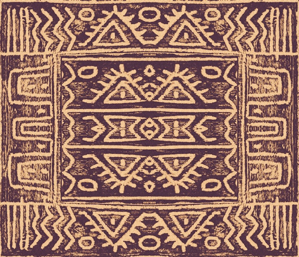 Mudcloth Brown Cream