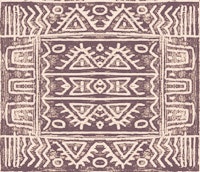 Mudcloth Brown Beige wallpaper