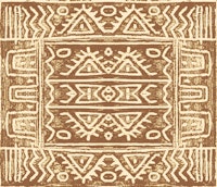 Mudcloth Warm Brown papiers peint