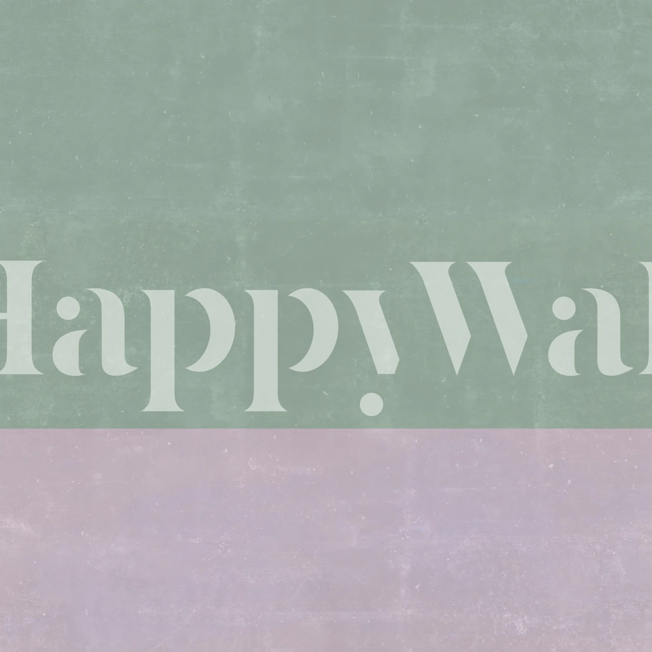 Papier peint Muted Duality dans un cadre de pièce