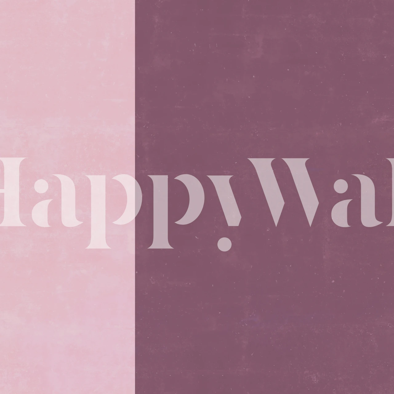 Two-tone pink and purple geometric wallpaper
