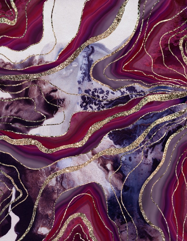 Liquid Marble Agate Glitter 10