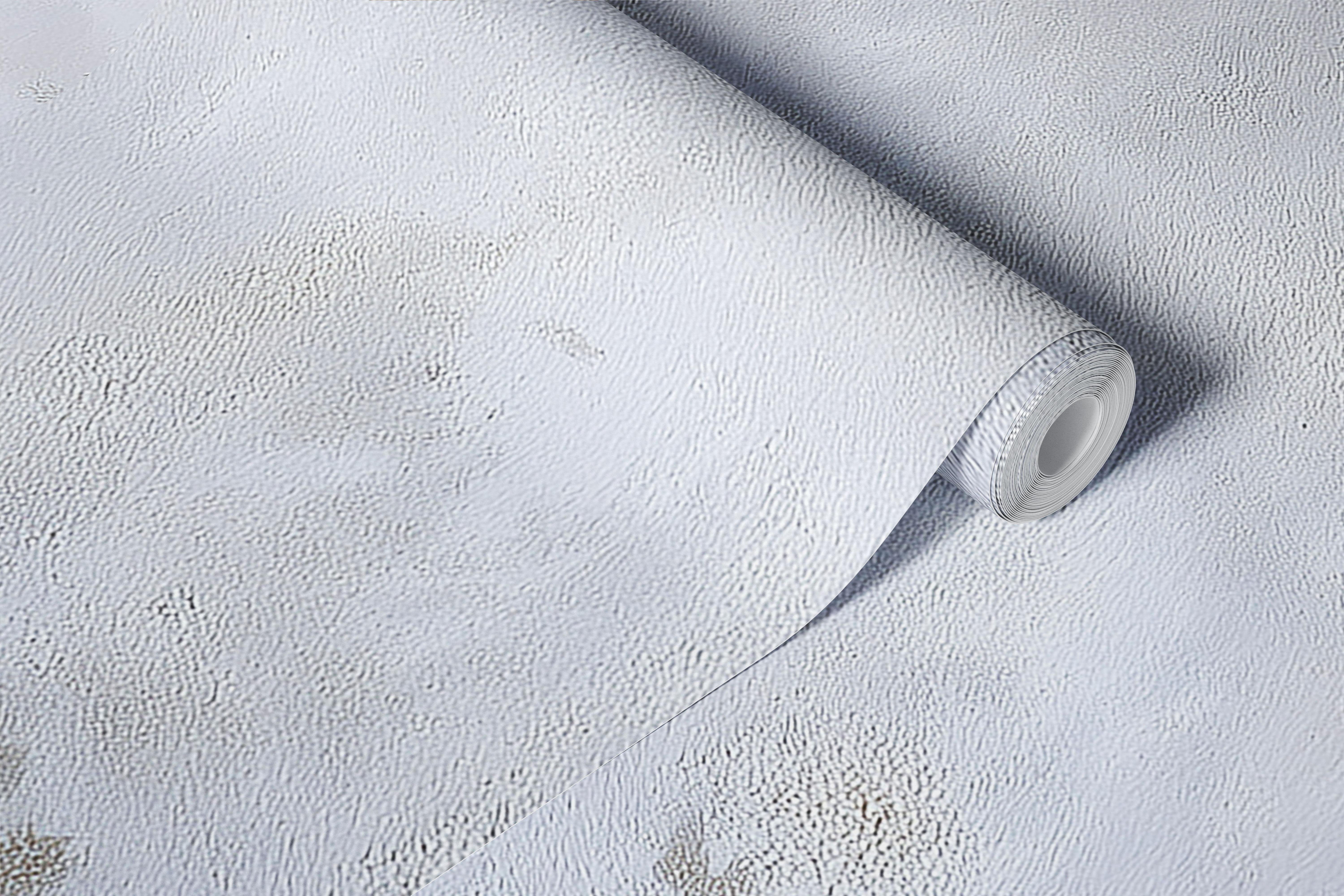 Beige botanical wallpaper in a soft room