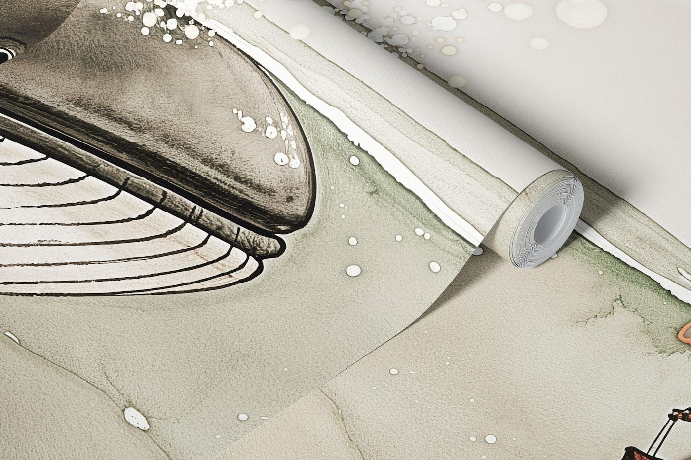 Whale and Pirates – Ocean Adventure Kids wallpaper roll