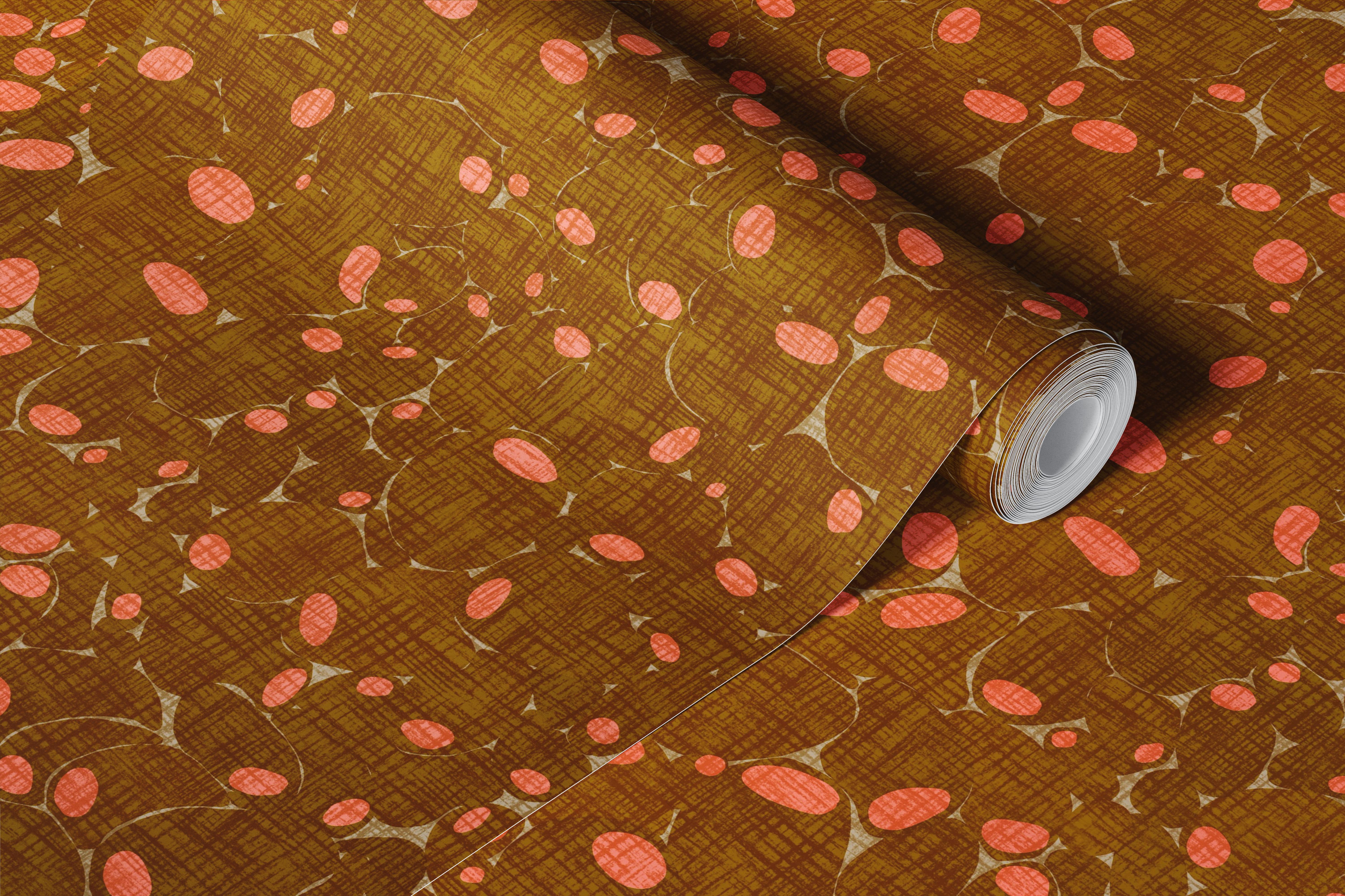 Mediterranean Rustic Olives wallpaper i et rom