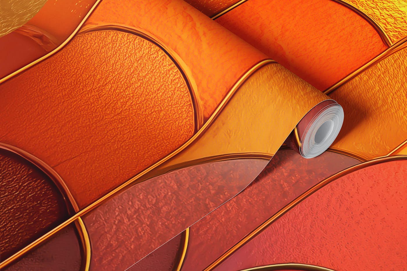 Colorful Glass Arches wallpaper roll