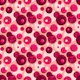 Vibrant Red Pink Bubble Splash