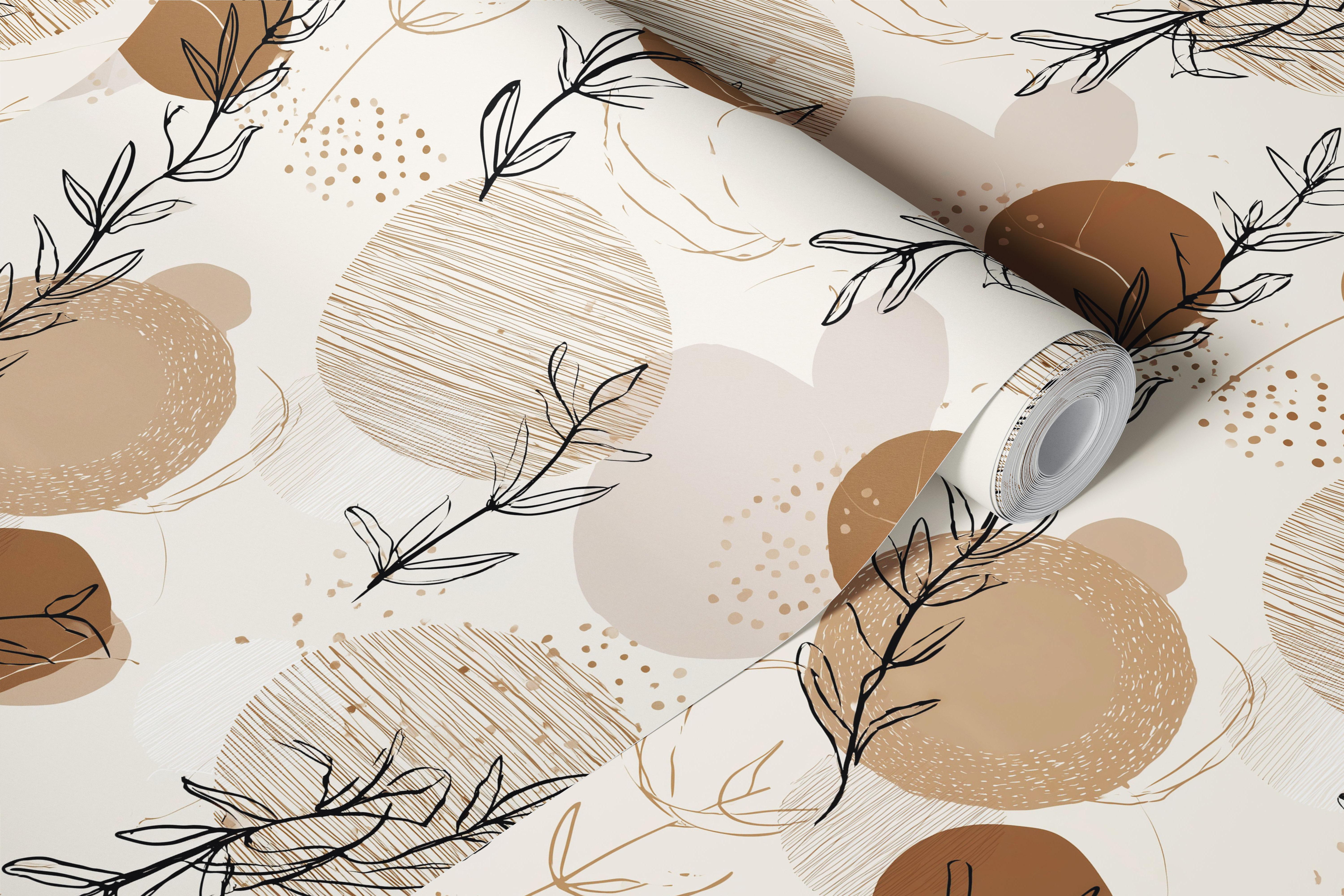 Abstract Nature Bliss tapeta v pokoji