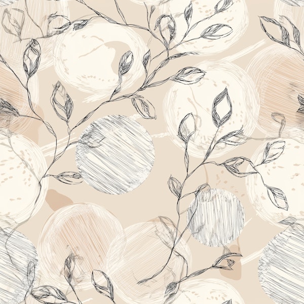 Organic Leaf Circles