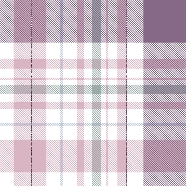 Lavender tartan with a thin glitter line