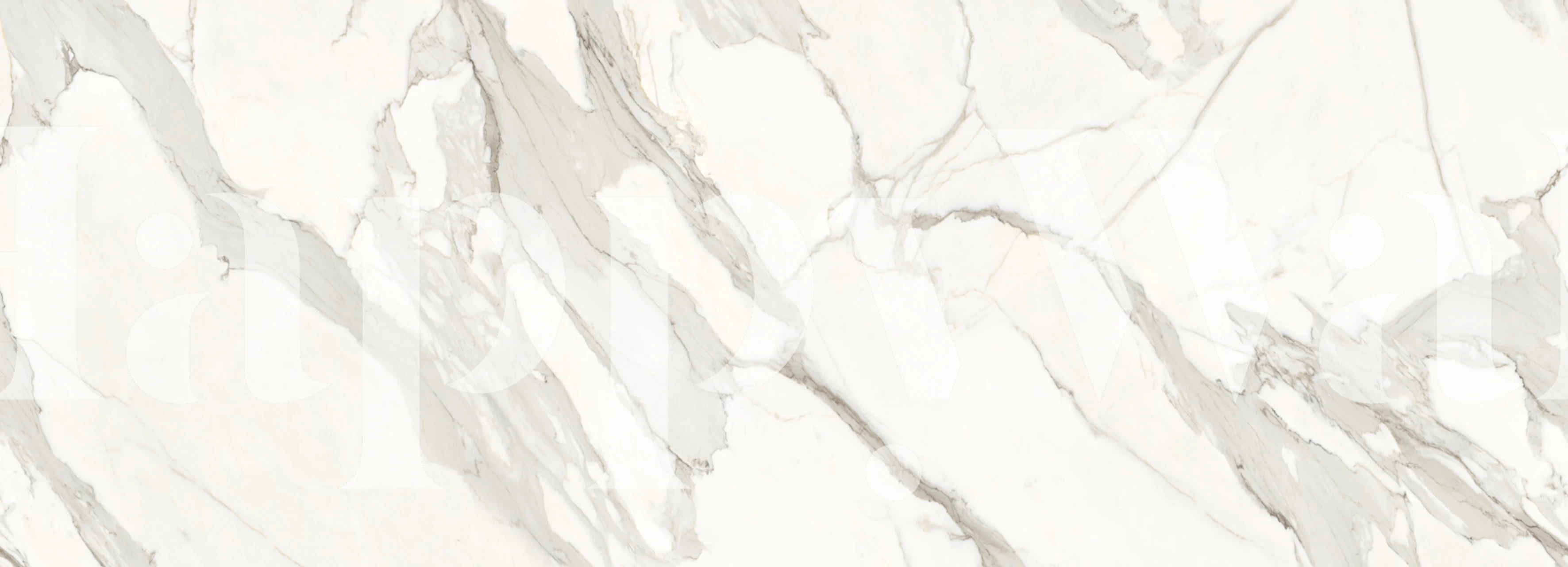 Carta da parati Calacatta marble esposta in una stanza