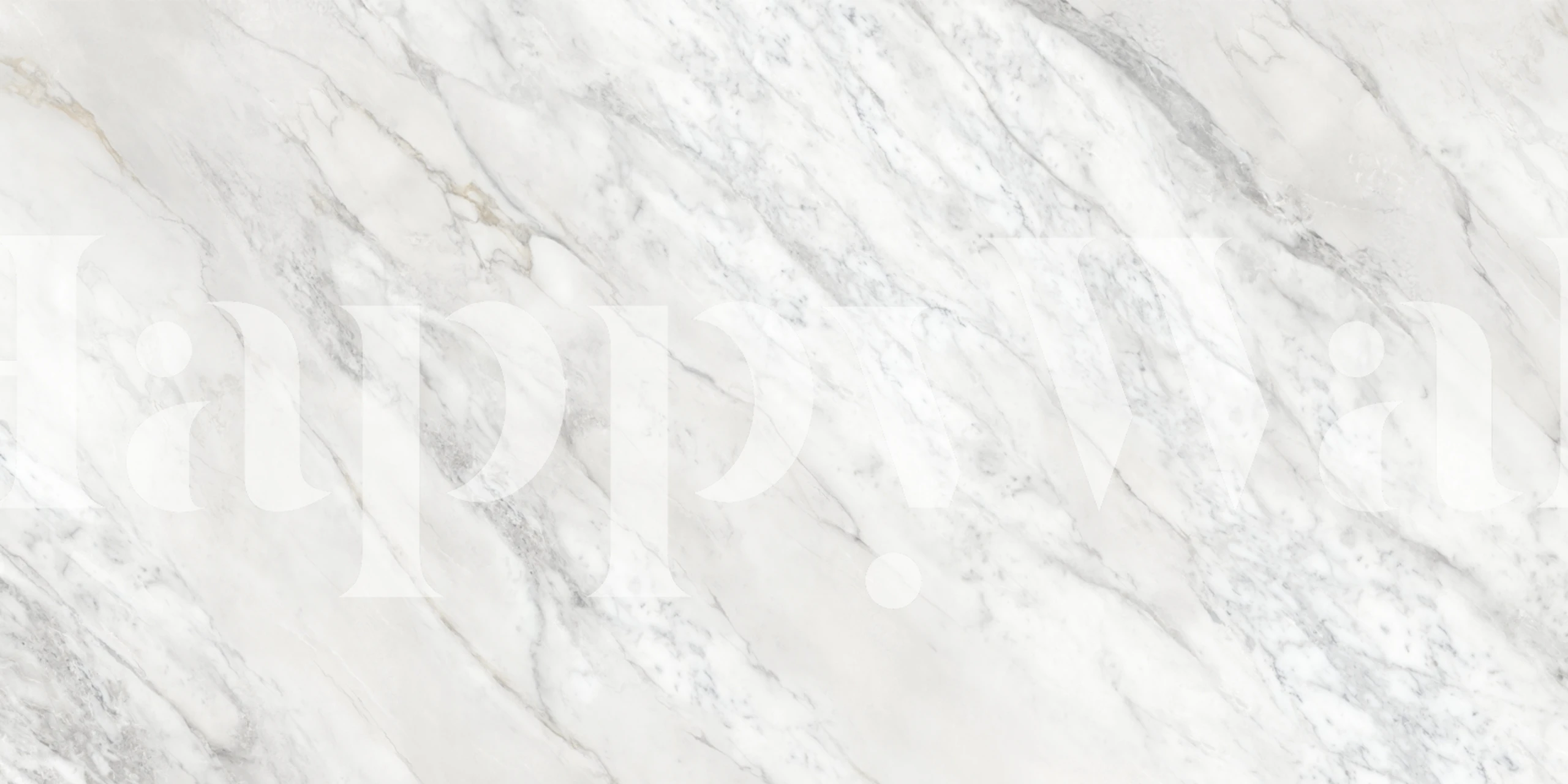 Royal Statuario Marble wallpaper in a room