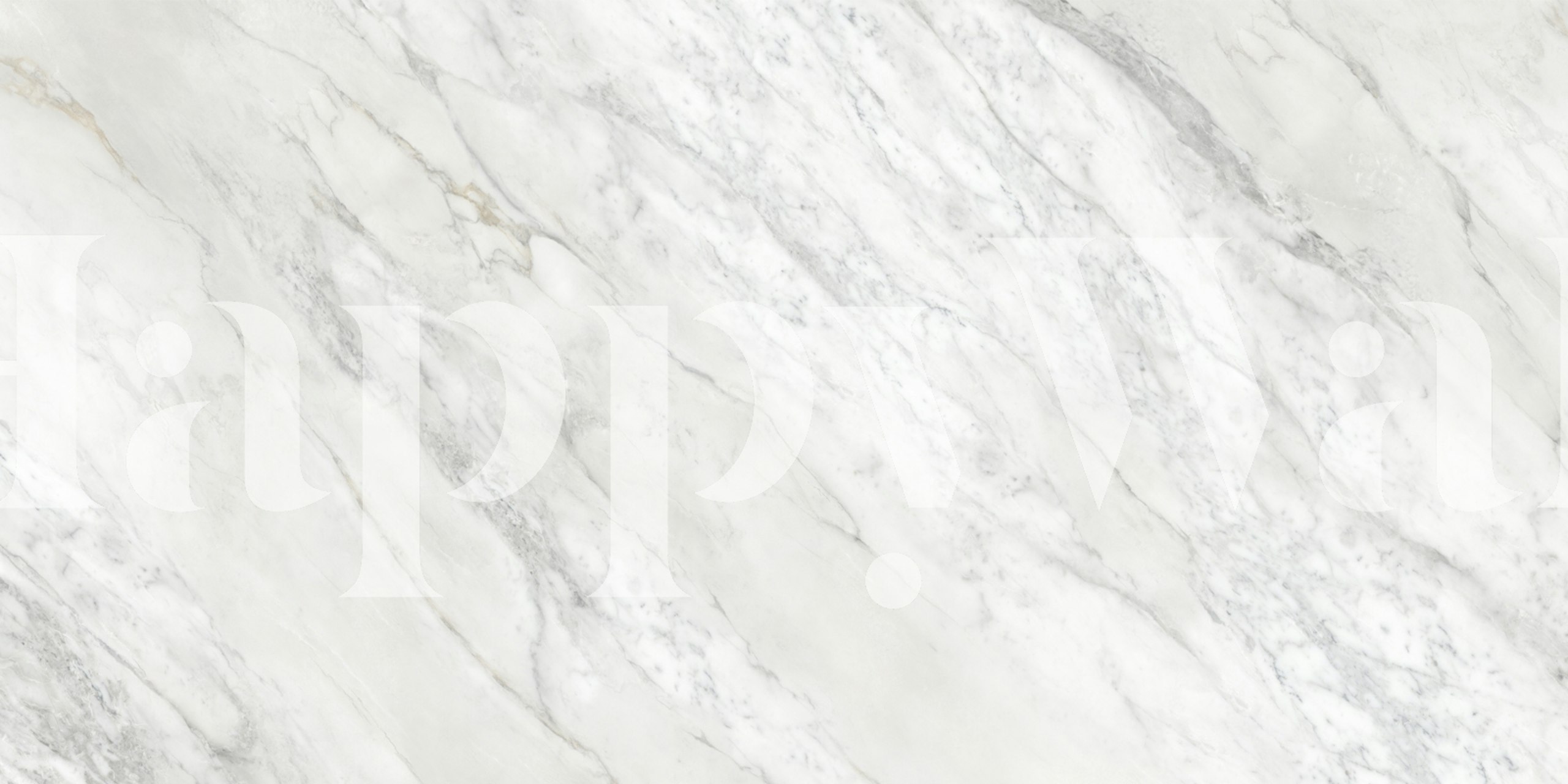 Royal Statuario Marble wallpaper in a room