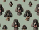 Vintage Poodle Stina Green