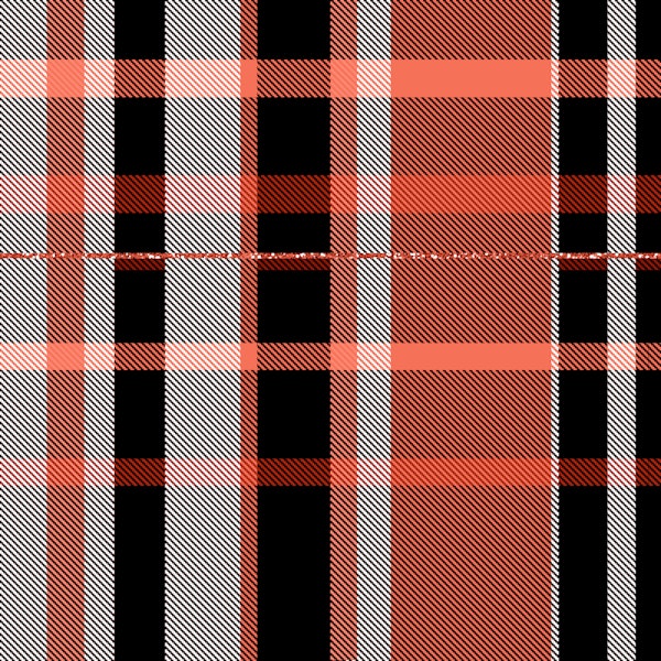 Chic peach orange Tartan Design