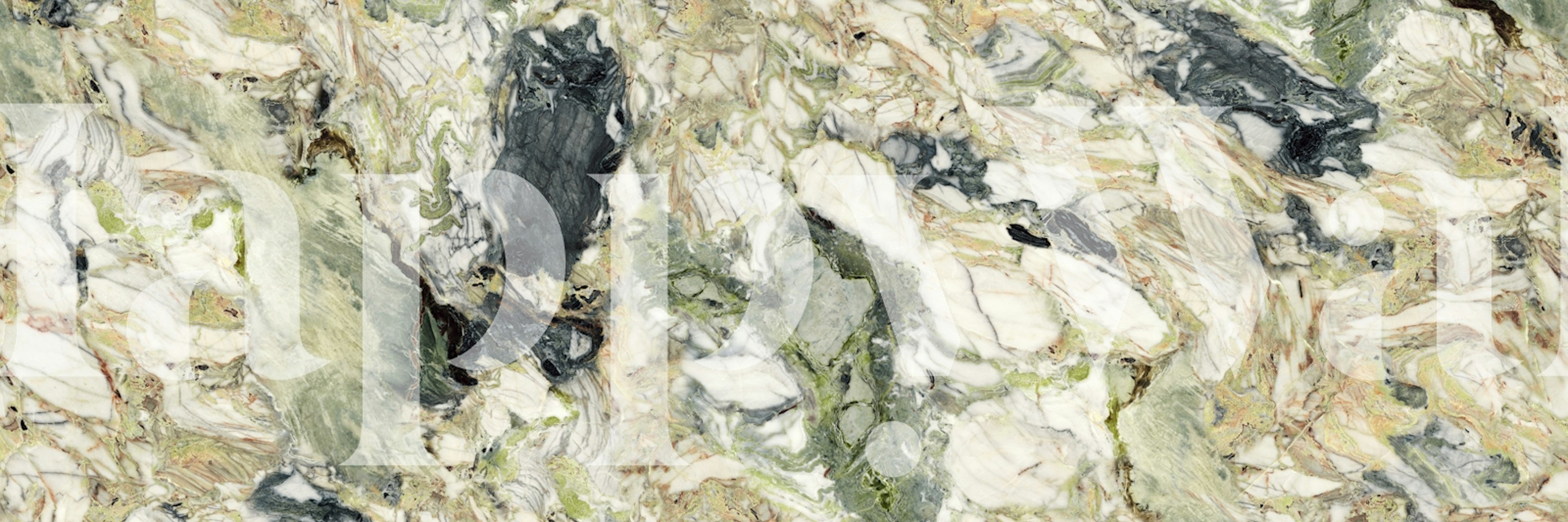 Amazonite Marble Stone wallpaper in a room