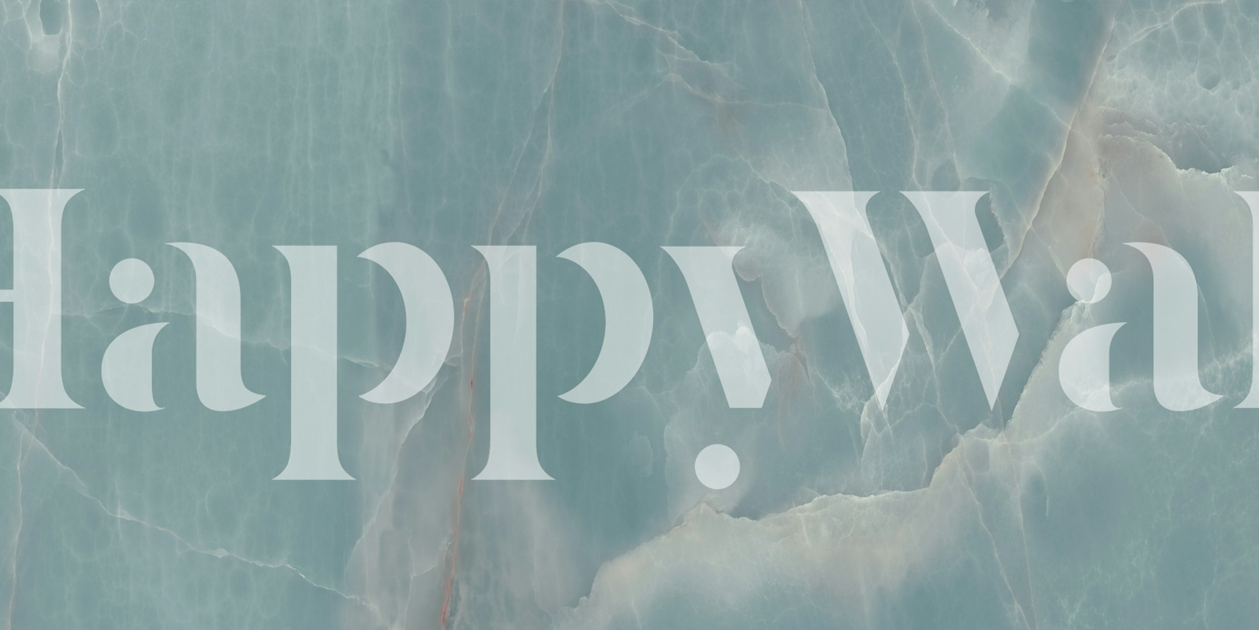 Blue Onyx Stone-Tapete in einem Zimmer