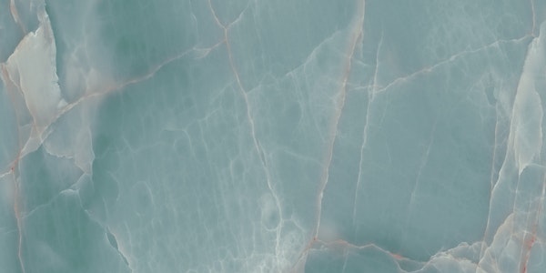 Serene Blue Marble Waves