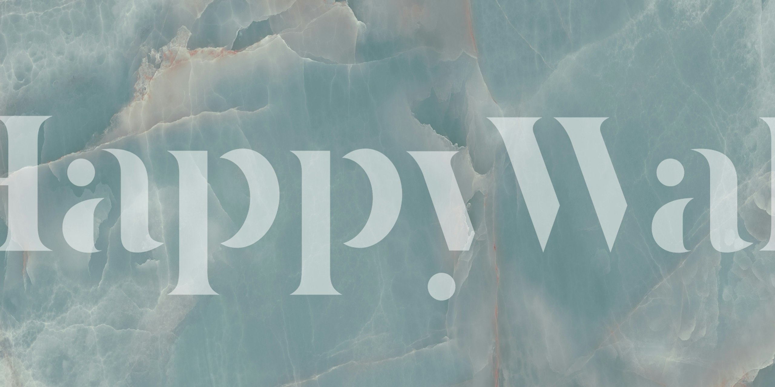 Stone tile wallpaper in a stylish room