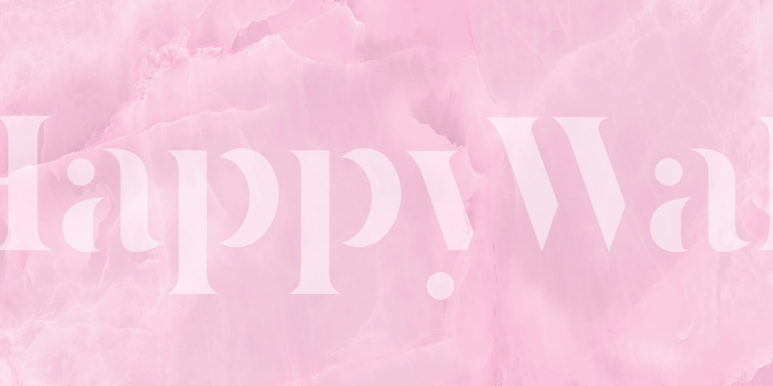 Pink stone wallpaper in a room