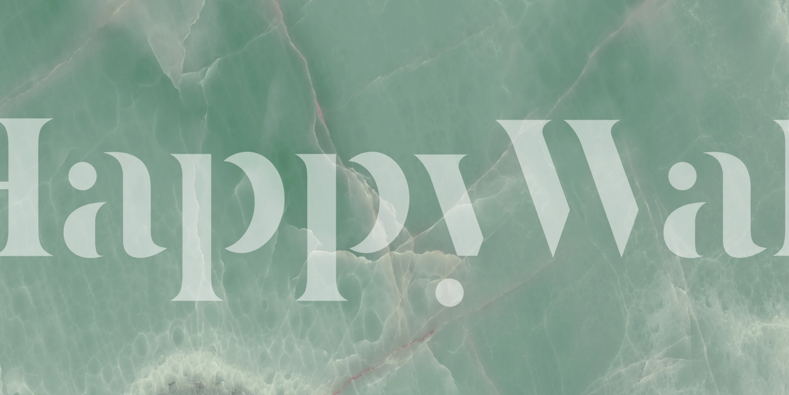 Papel pintado Green Onyx Marble en una habitación