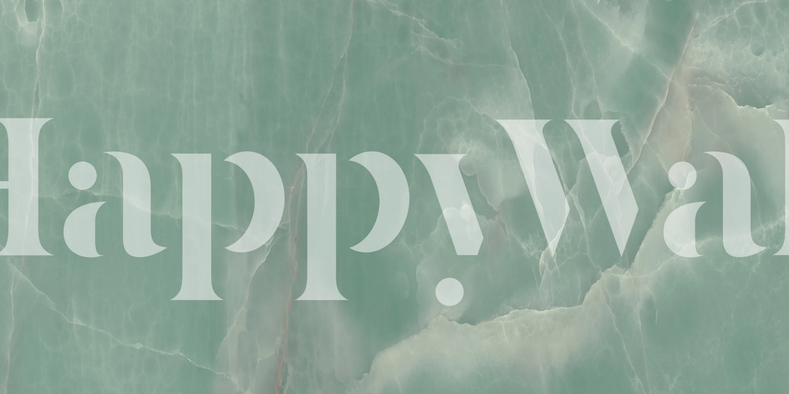 Mint marble wallpaper in a room