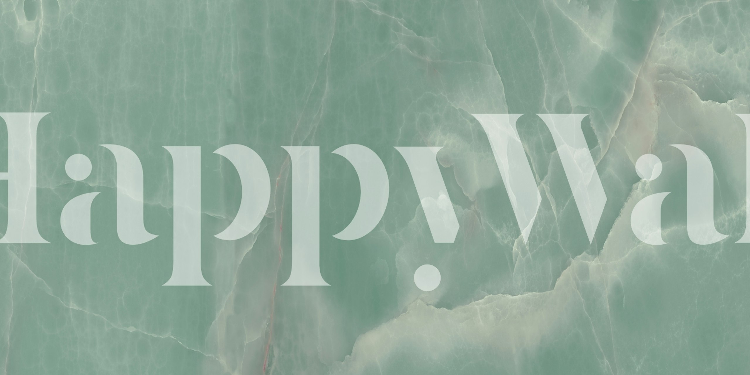 Mint marble wallpaper en una habitación