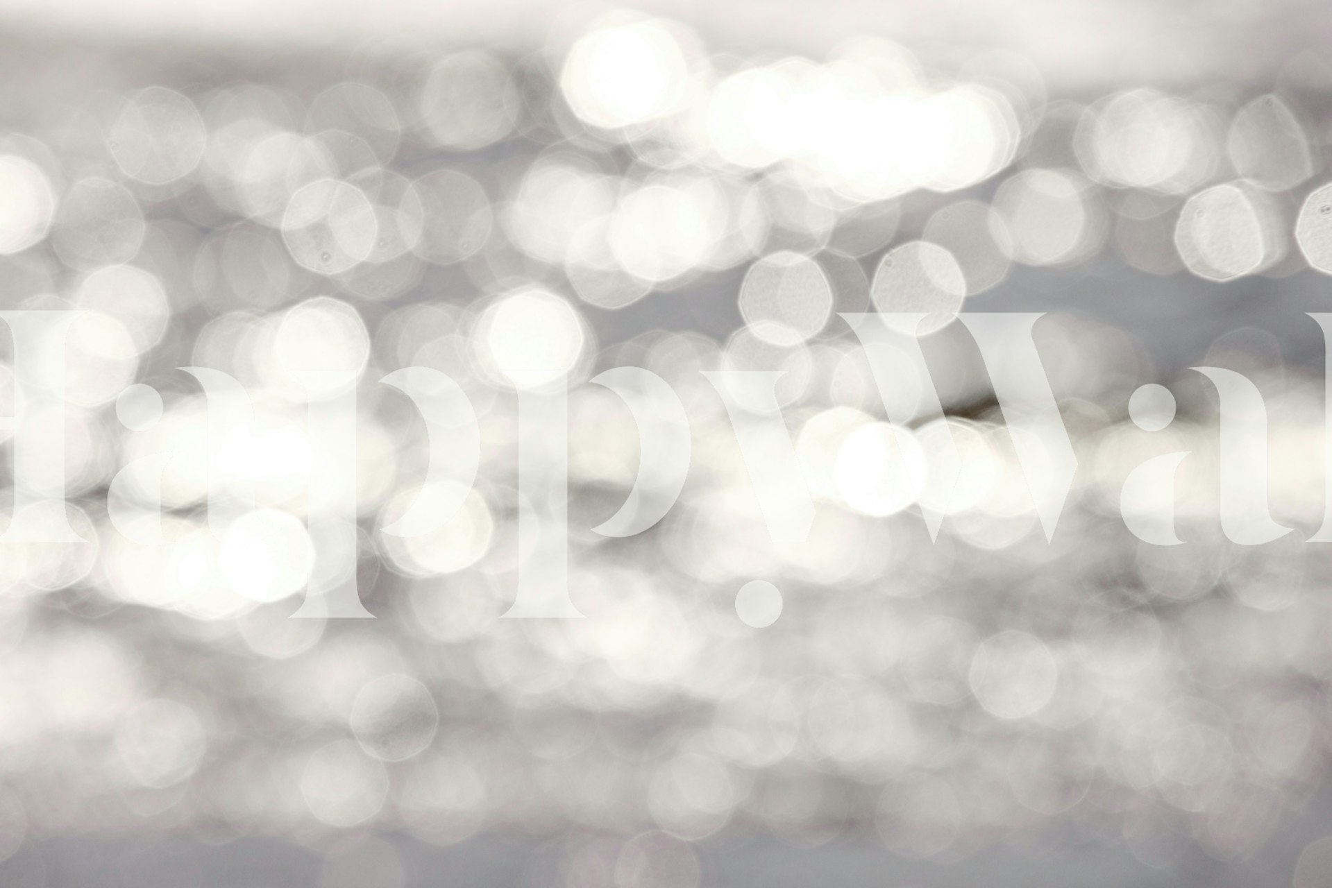 Glittering Sea-tapet i ett stiligt rum