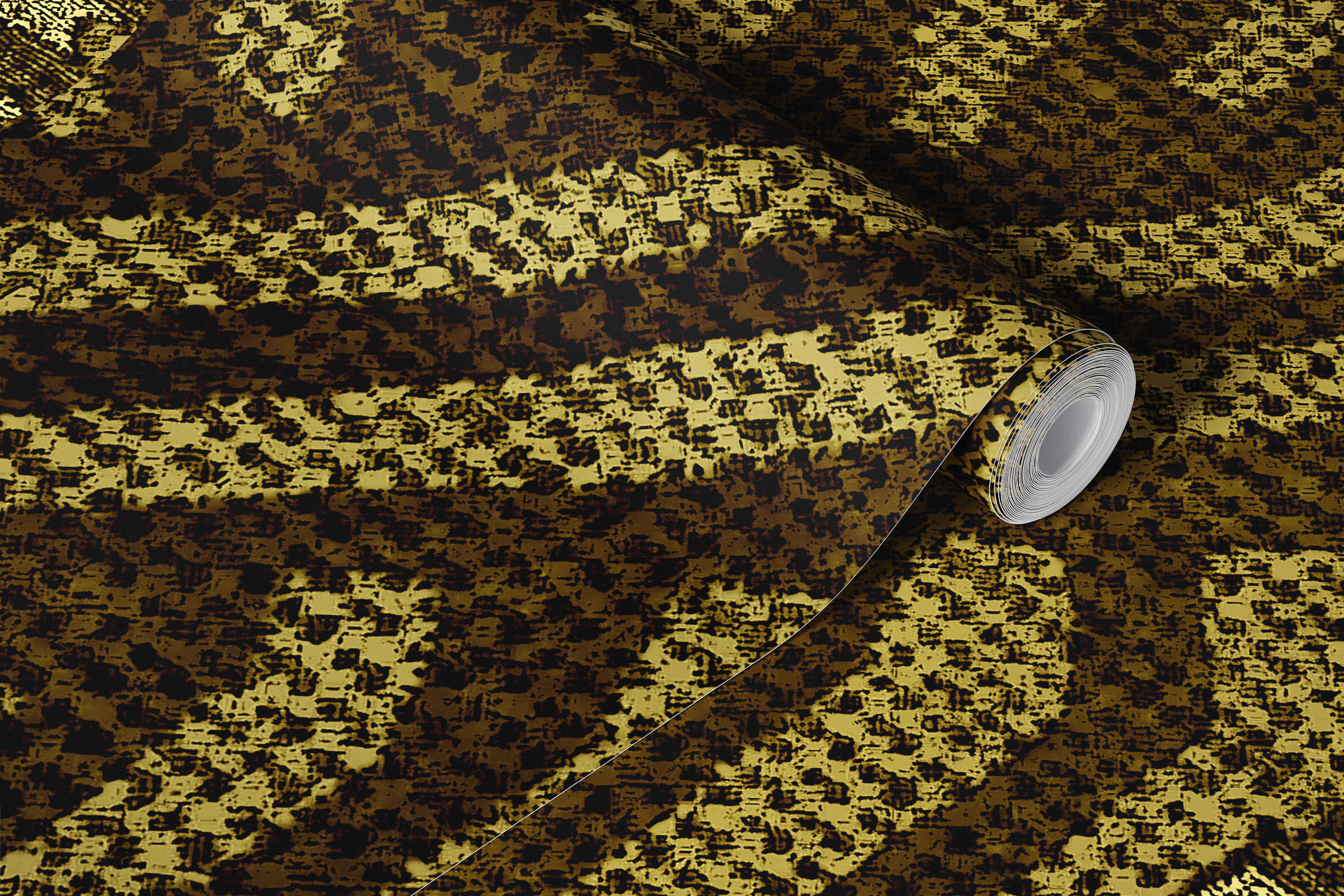 Bakuba Goldy behang in een kamer