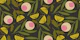 Retro Scandi Floral - Charcoal Pink Olive