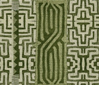 Bakuba Green carta da parati