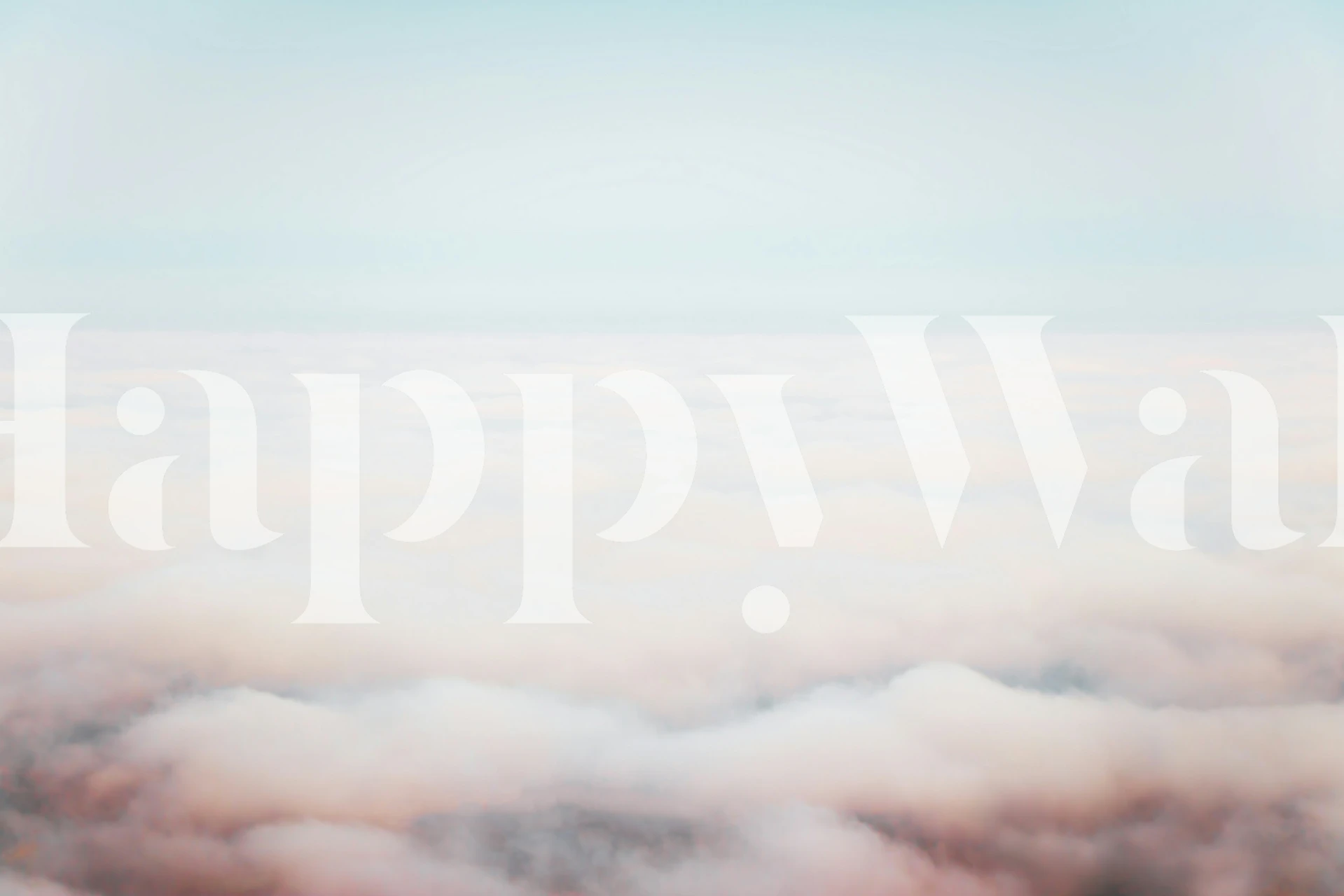 Tapeta Clouds Dreamy Heaven u sobi