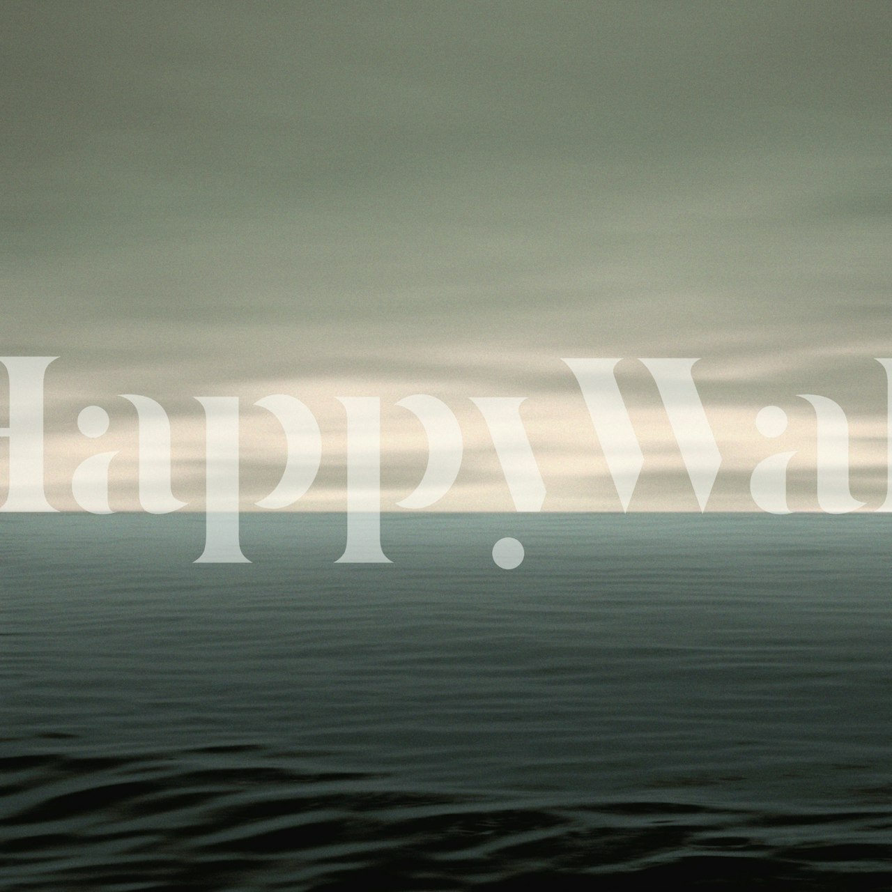 Ταπετσαρία Sea and clouds scape σε ένα δωμάτιο