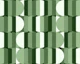 Large Green Retro Geometric Shapes