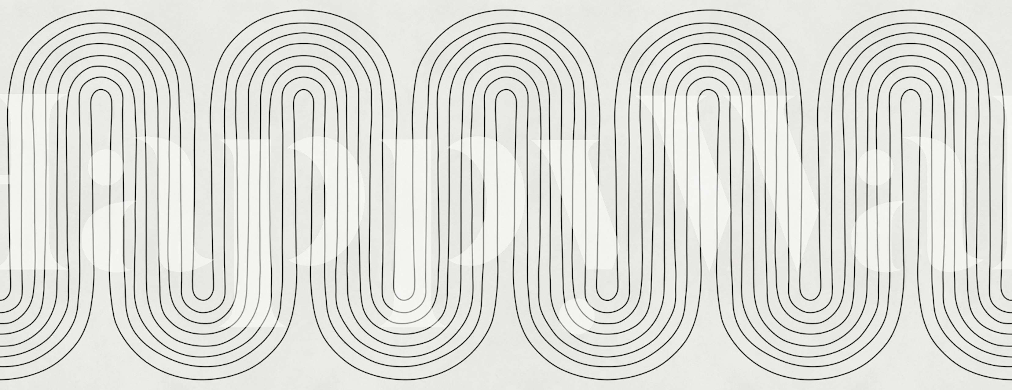 Elegant Line Design -tapetti huoneessa