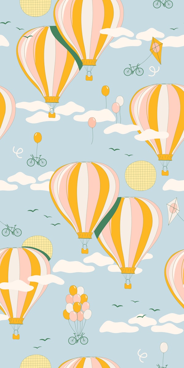 Whimsical Balloon Journey