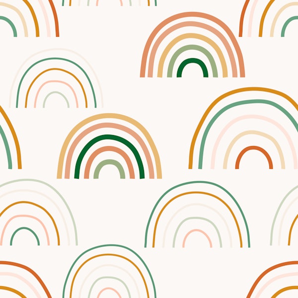 Retro Boho Rainbow Vibes