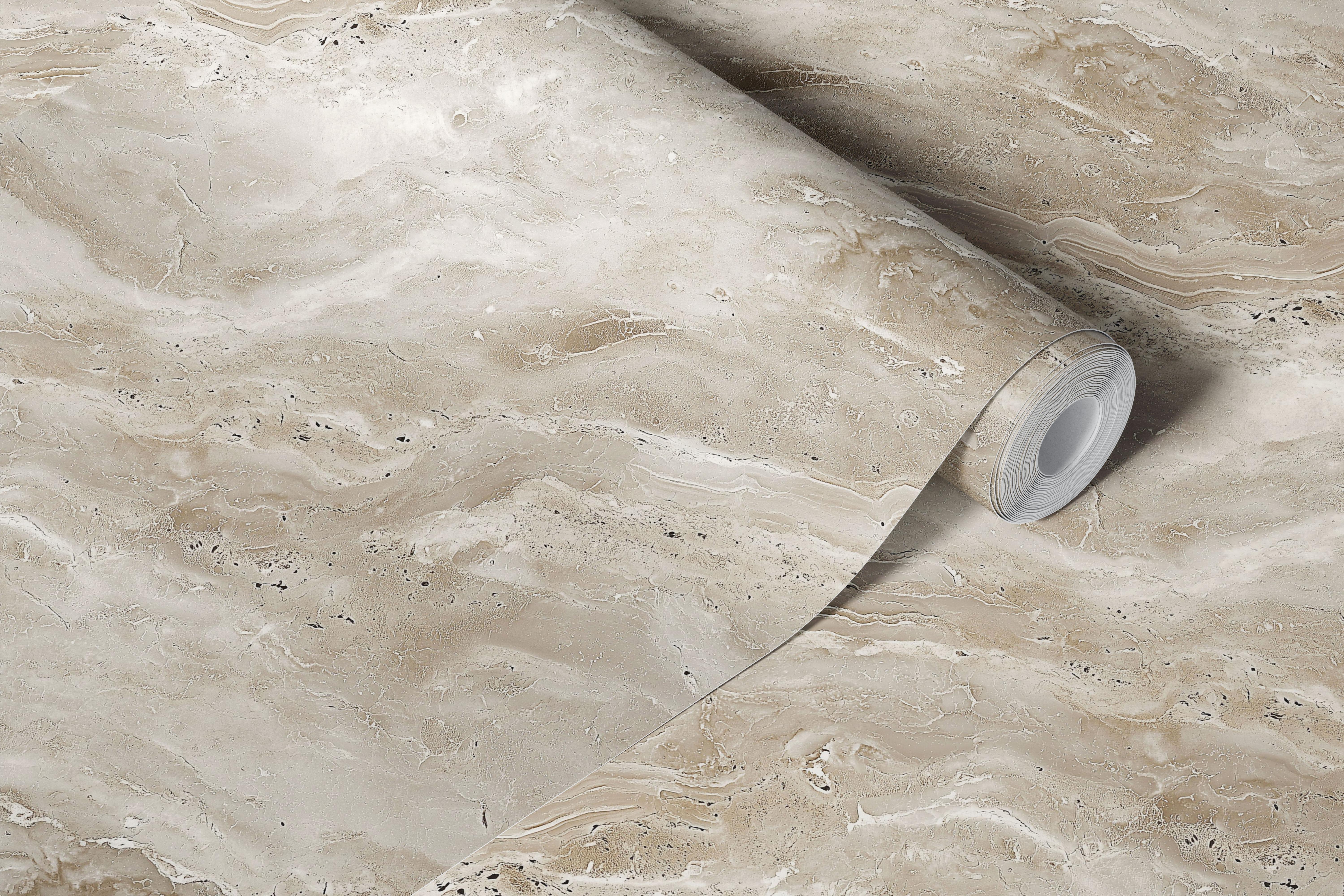 Tapeta Sandy Marble Elegance v pokoji