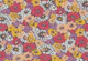 Deck Chair Retro flowers muted