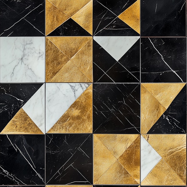 Marble and Gold Harmony