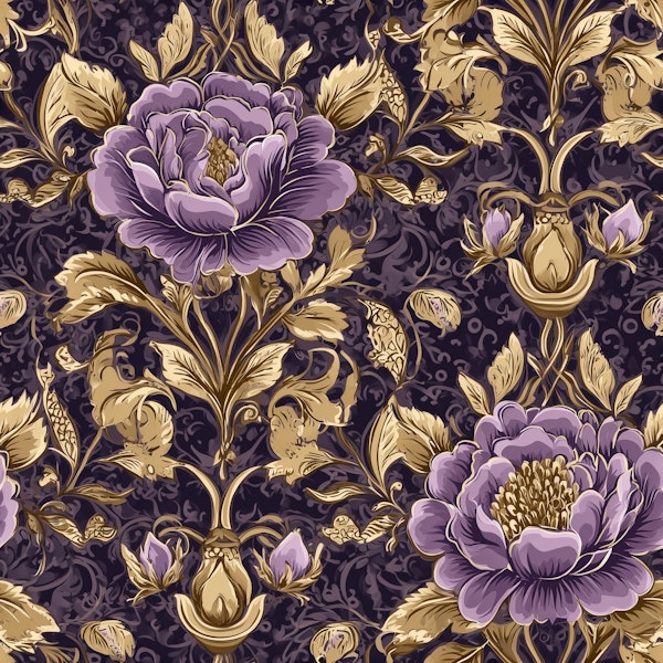 Vintage Lilac Blooms