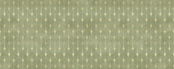 Golden Art Deco Leaves