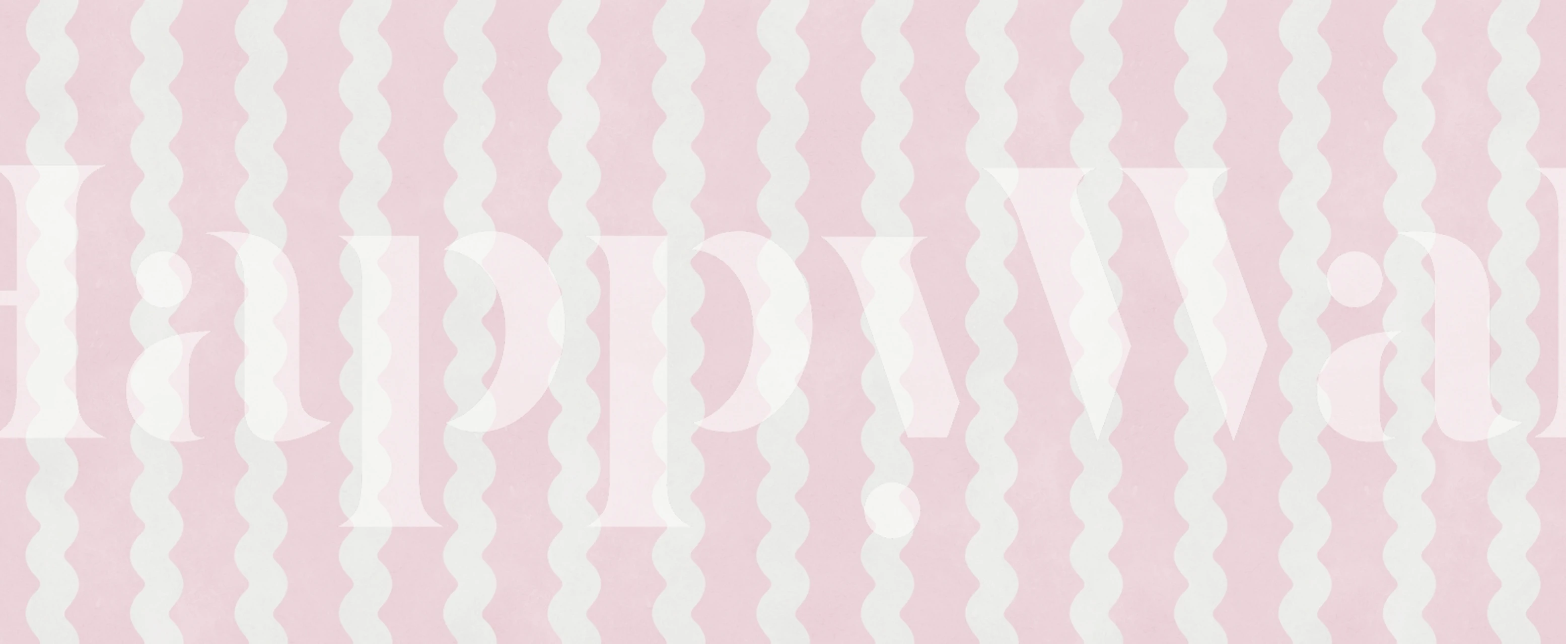 Pink Ripple Harmony wallpaper in a room